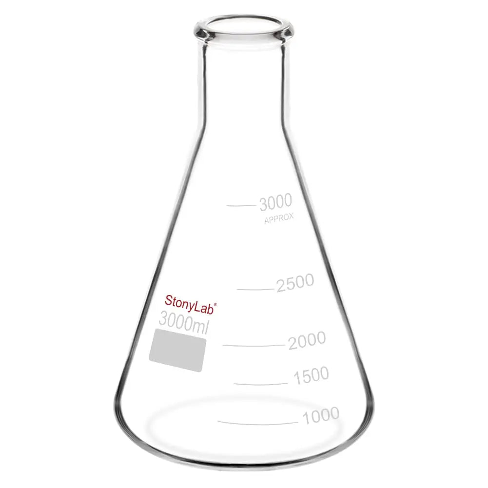 Narrow Mouth Erlenmeyer Flasks, 25-5000 ml Flasks - Erlenmeyer 3000-ml