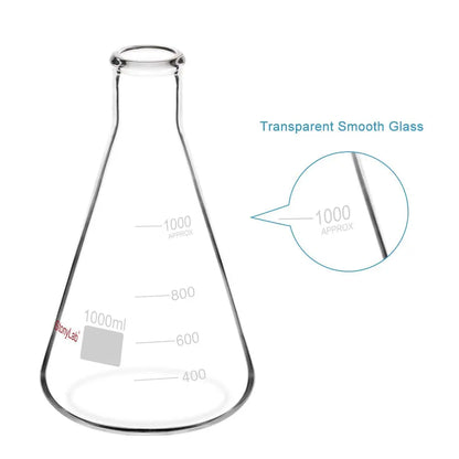 Narrow Mouth Erlenmeyer Flasks, 25-5000 ml Flasks-Erlenmeyer