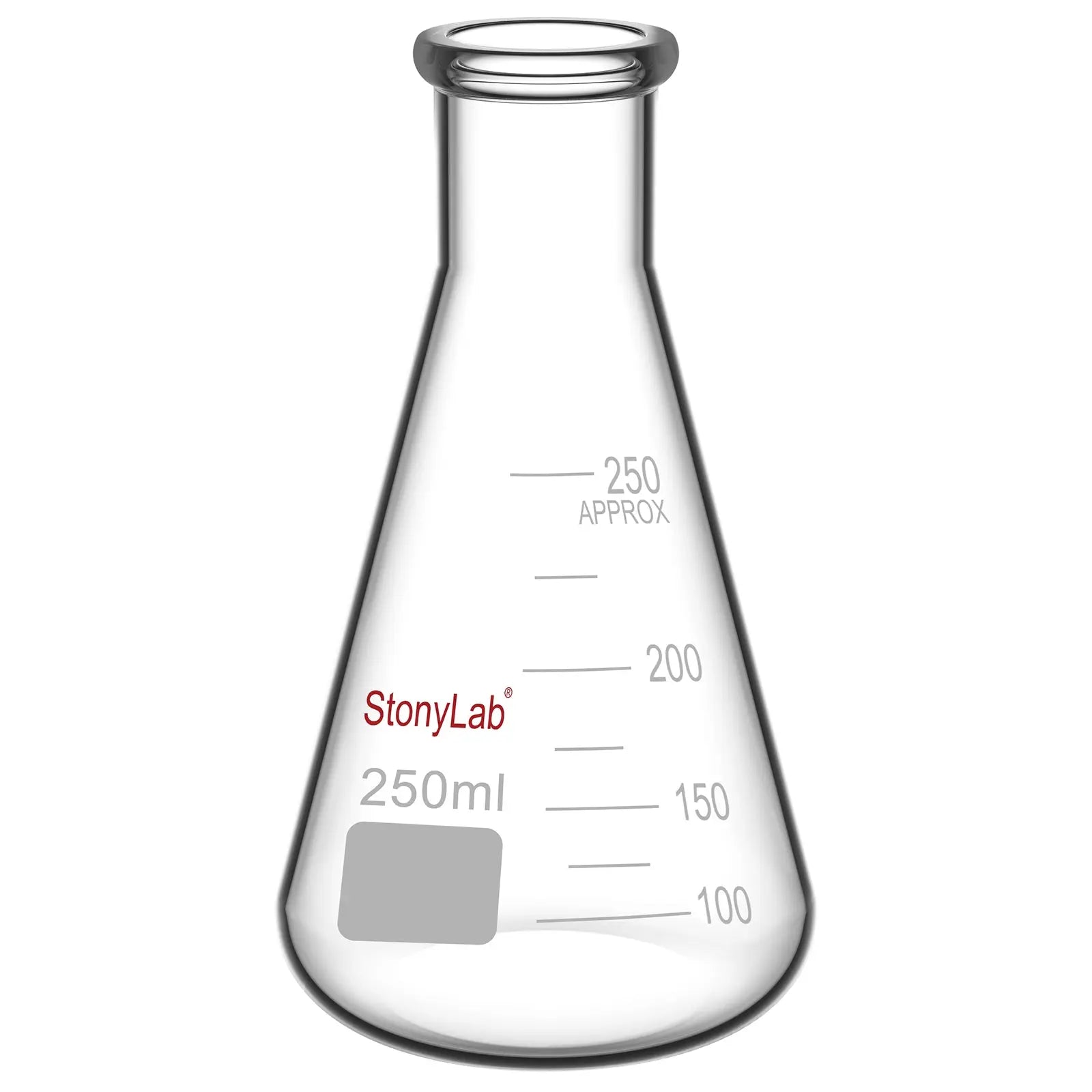 Comprehensive product view and setup components for StonyLab Narrow Mouth Erlenmeyer Flasks
