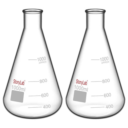 Narrow Mouth Erlenmeyer Flasks, 25-5000 ml Flasks-Erlenmeyer