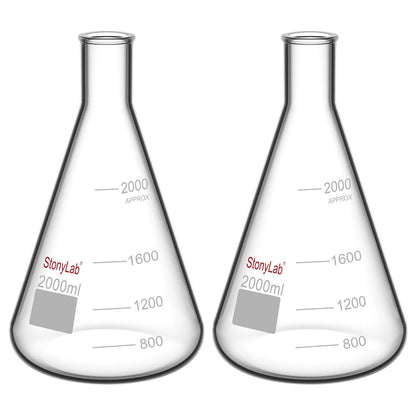 Narrow Mouth Erlenmeyer Flasks, 25-5000 ml Flasks-Erlenmeyer