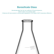 StonyLab Narrow Mouth Erlenmeyer Flasks heavy duty chemical processing configuration