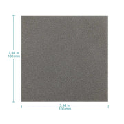 Side view and dimensional layout of the durable StonyLab Nickel Foam