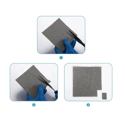 Nickel Foam, 100x100mm, 1-2mm thickness, SGS Certified - GDMS Tested Electrode Material-Ni