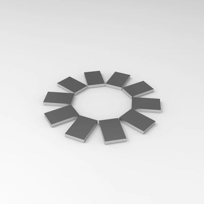 Nickel Sheets, Purity 99.99% Nickel sheet 10x15x1mm-Pack-of-10