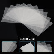Side view and dimensional layout of the durable StonyLab Nitrogen-Free Weighing Paper