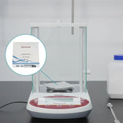 Comprehensive product view and setup components for StonyLab Nitrogen-Free Weighing Paper