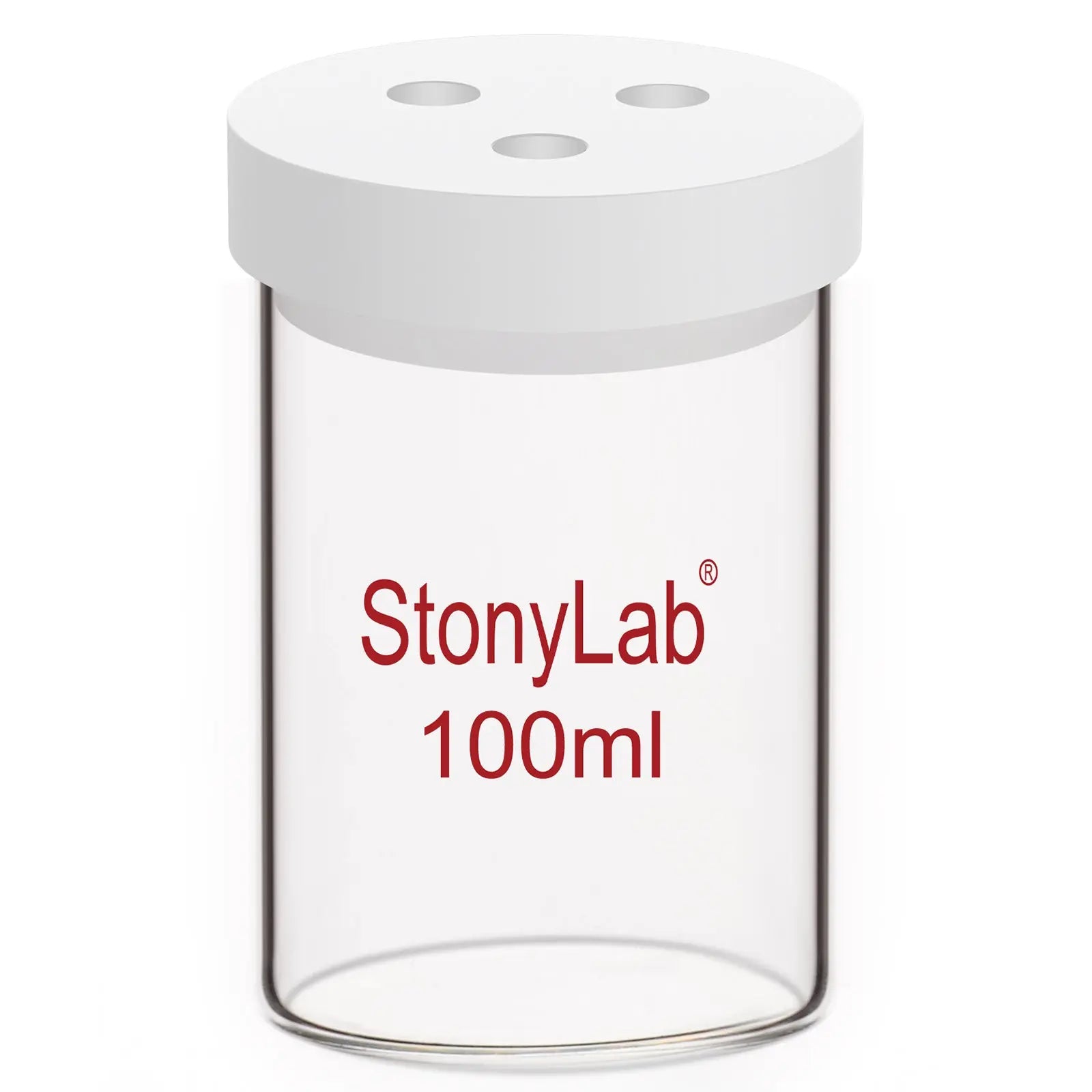 Close-up view showing the precise design and material of StonyLab Non-Sealed Electrolytic Cell [50-100 ml]