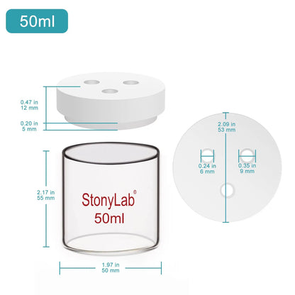 Non-Sealed Electrolytic Cell [50-100 ml] Electrolyzer-Single Chamber