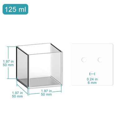 Non-Sealed Quartz Electrochemical Cell, 125 ml Electrolyzer-Single Chamber