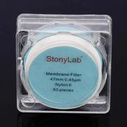 Comprehensive product view and setup components for StonyLab Nylon Membrane Filters