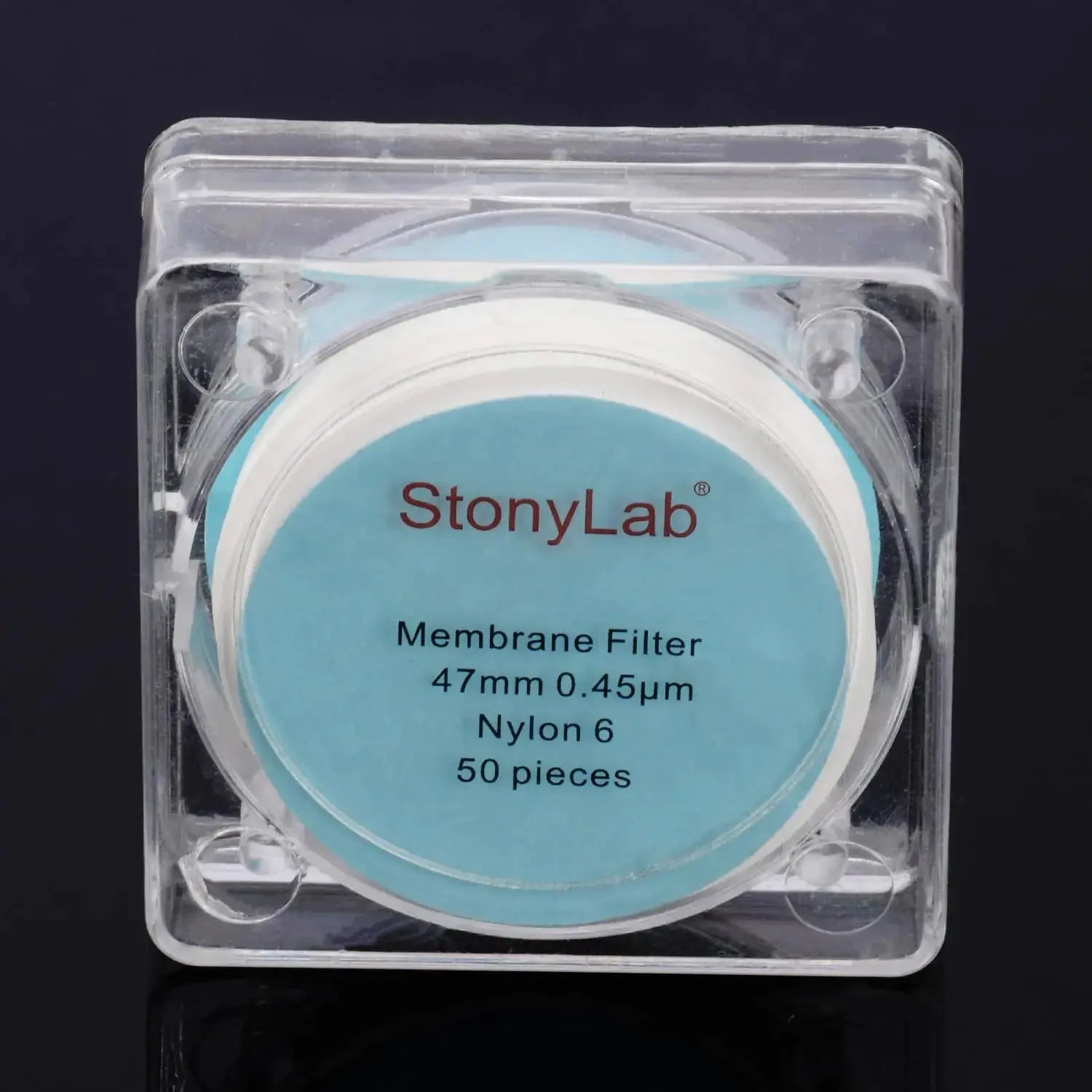 Comprehensive product view and setup components for StonyLab Nylon Membrane Filters