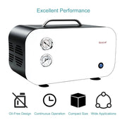 Comprehensive product view and setup components for StonyLab Oil-Free Diaphragm Vacuum Pump