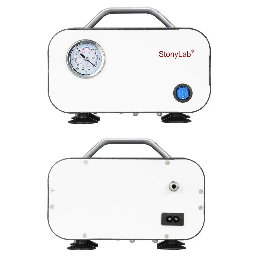 Comprehensive product view and setup components for StonyLab Oil-Free Diaphragm Vacuum Pump