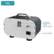 Internal heating chamber and shelving configuration of StonyLab Oil-Free Diaphragm Vacuum Pump