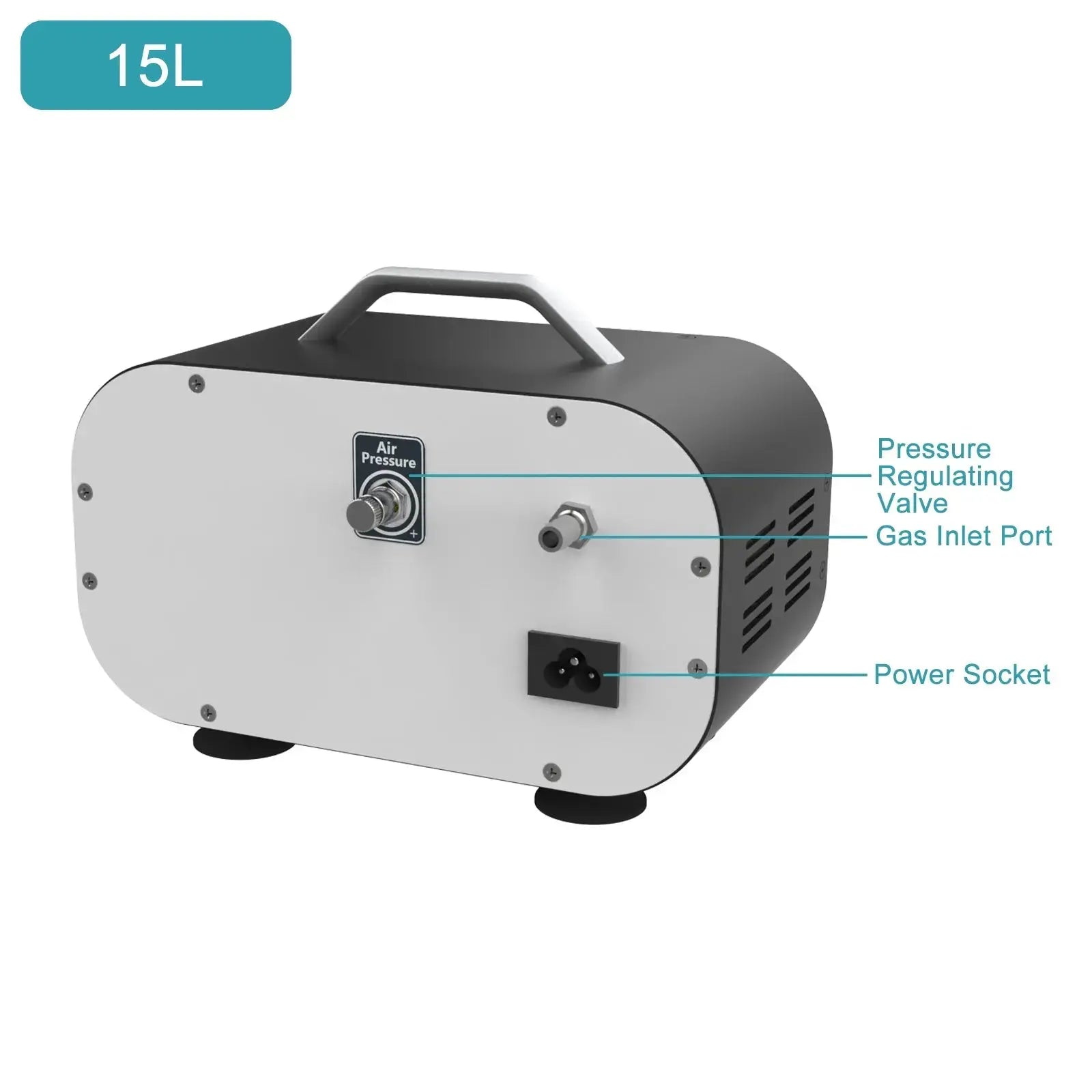 Internal heating chamber and shelving configuration of StonyLab Oil-Free Diaphragm Vacuum Pump