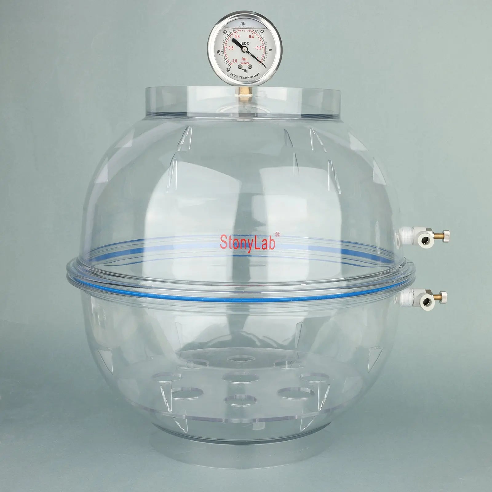 Comprehensive product view and setup components for StonyLab PC Vacuum Desiccator