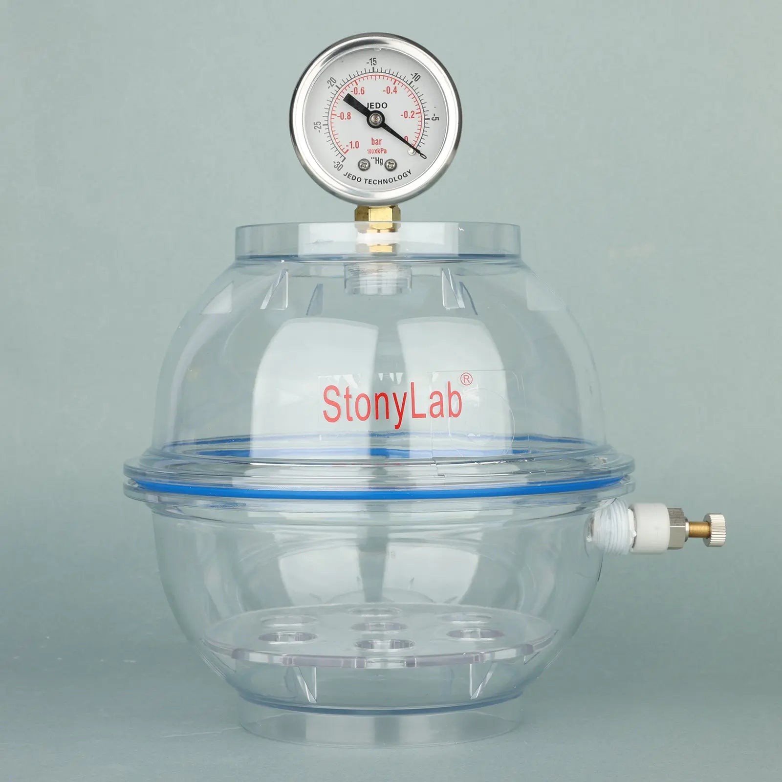 Comprehensive product view and setup components for StonyLab PC Vacuum Desiccator