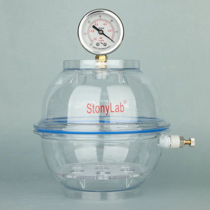 PC Vacuum Desiccator, I.D 150 mm - 300 mm Desiccators-Vacuum