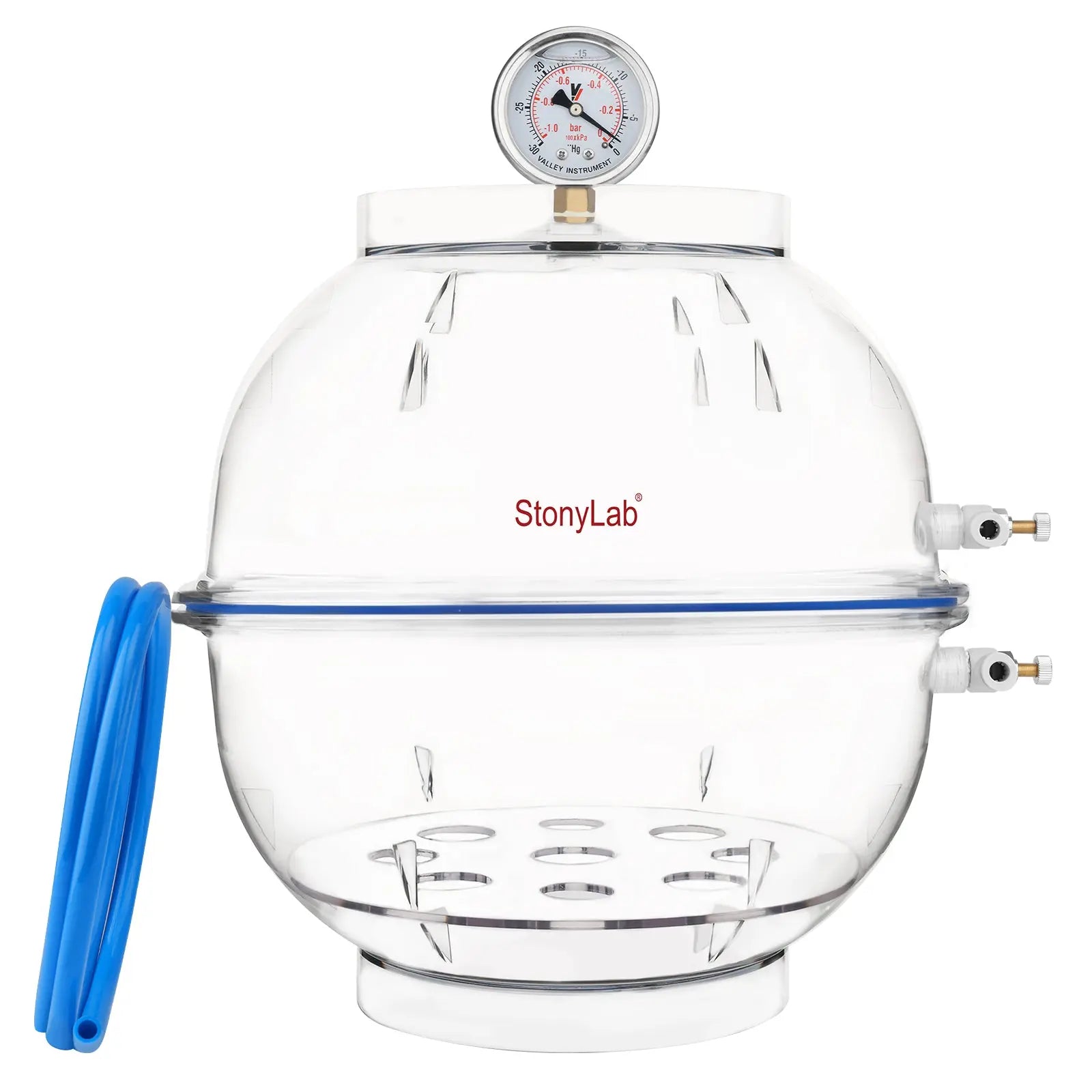 Comprehensive product view and setup components for StonyLab PC Vacuum Desiccator