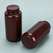 StonyLab PP Amber Wide Mouth Reagent Bottle heavy duty chemical processing configuration