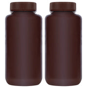 StonyLab PP Amber Wide Mouth Reagent Bottle for professional laboratory applications