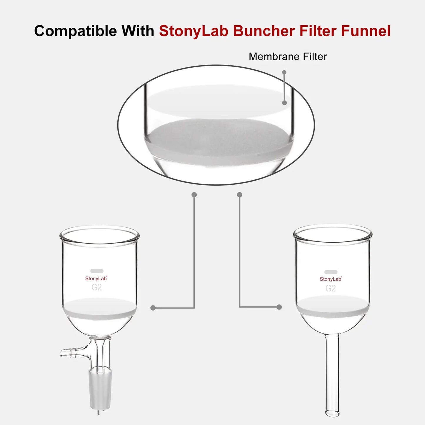 PP Membrane Filters, 0.22-80 micrometer Pore Size, 250mm - 550mm Diameter, Pack of 10 Sheets Filter Membrane