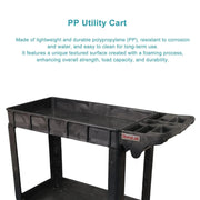 StonyLab PP Utility Cart heavy duty chemical processing configuration