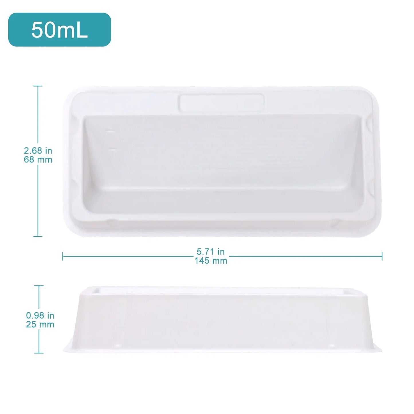 PS Reagent Reservoir, with Graduated Markings, 50ml /100ml, 20 pcs Pipette-Reservoir