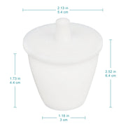 StonyLab PTFE Crucible with Lid heavy duty chemical processing configuration