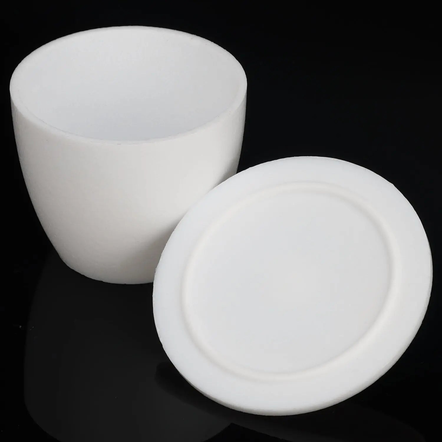Comprehensive product view and setup components for StonyLab PTFE Crucible with Lid