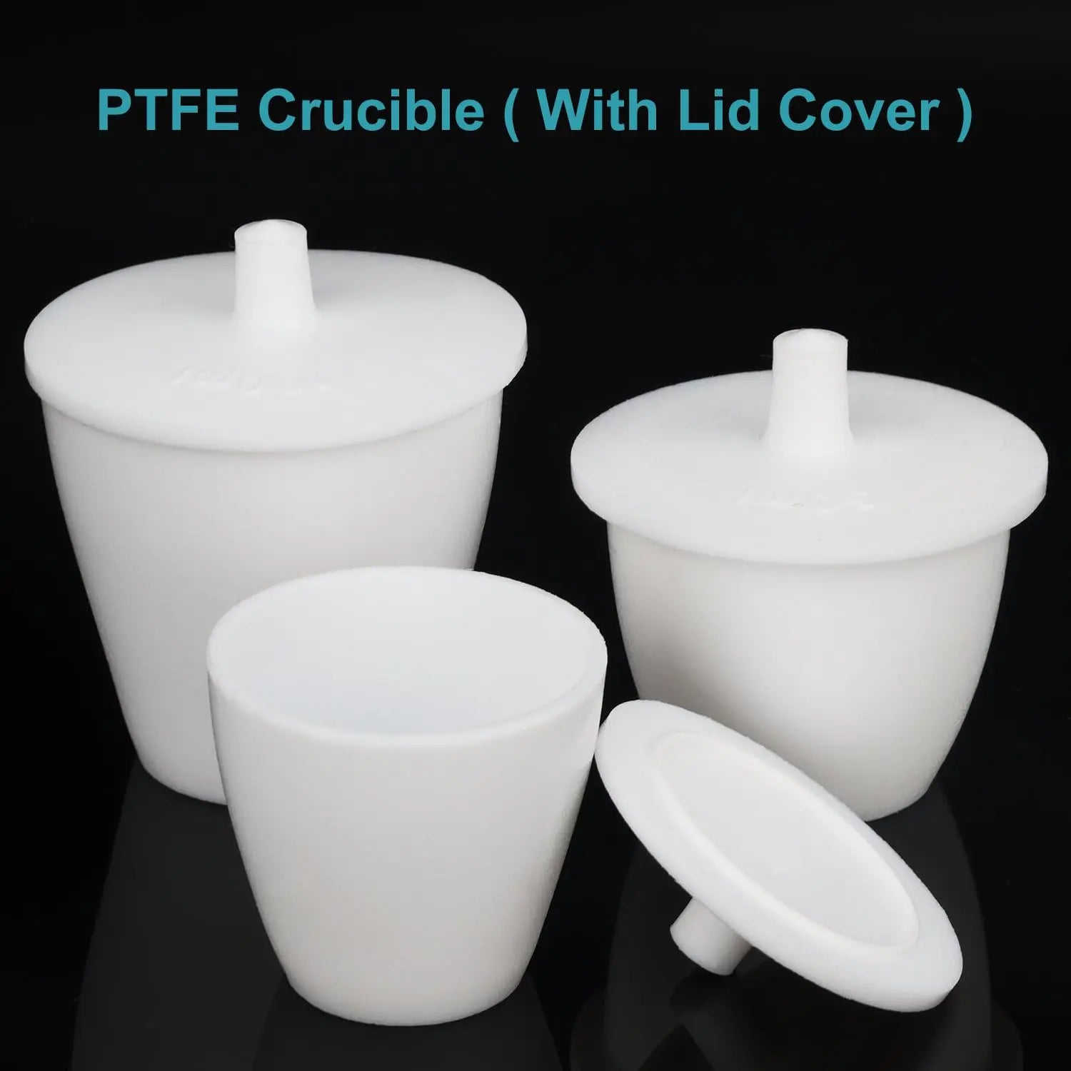 PTFE Crucible with Lid PTFE Crucible