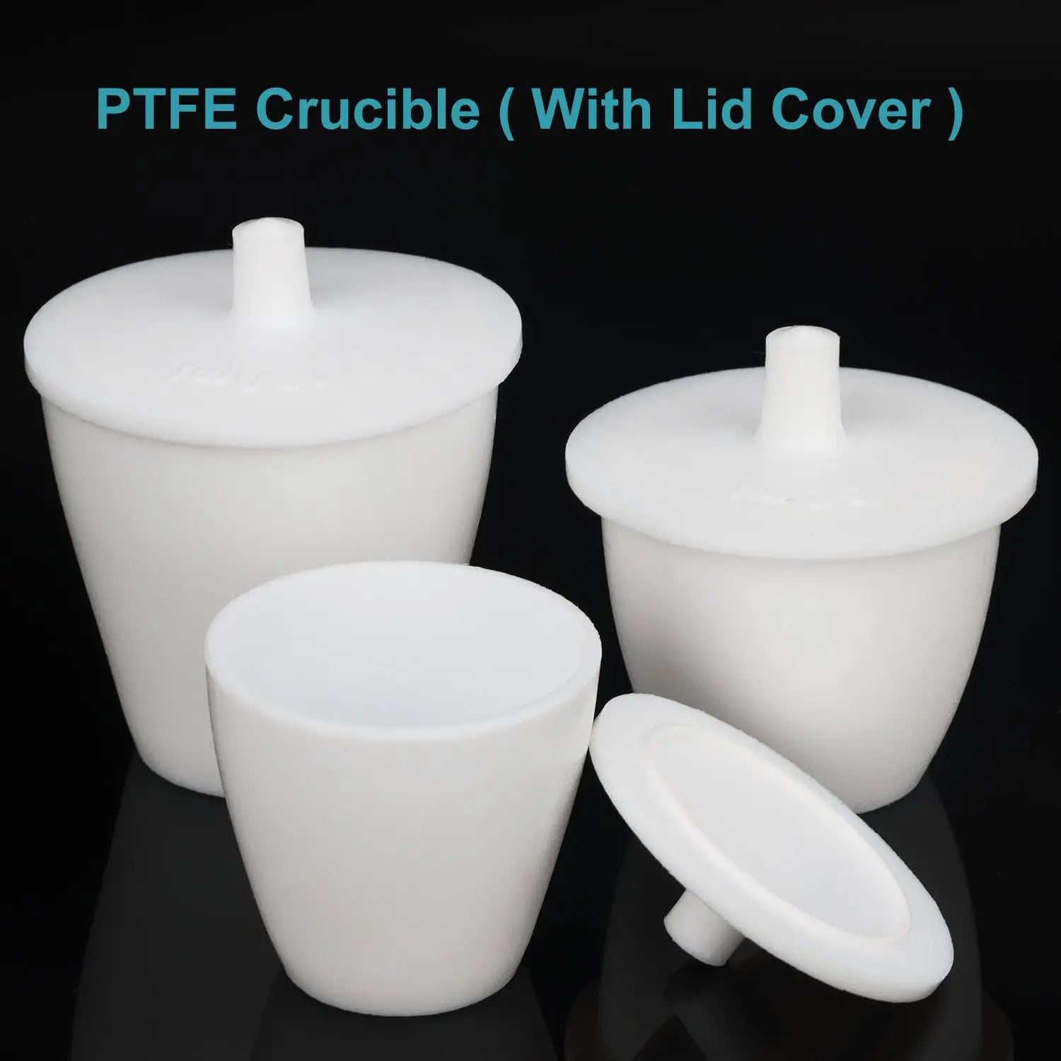 Comprehensive product view and setup components for StonyLab PTFE Crucible with Lid