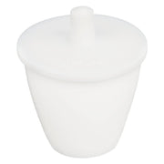 Close-up view showing the precise design and material of StonyLab PTFE Crucible with Lid