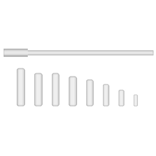 PTFE magnetic stir bar set with retriever, 9 pcs B-type and C-type stir bars for laboratory mixing StonyLab