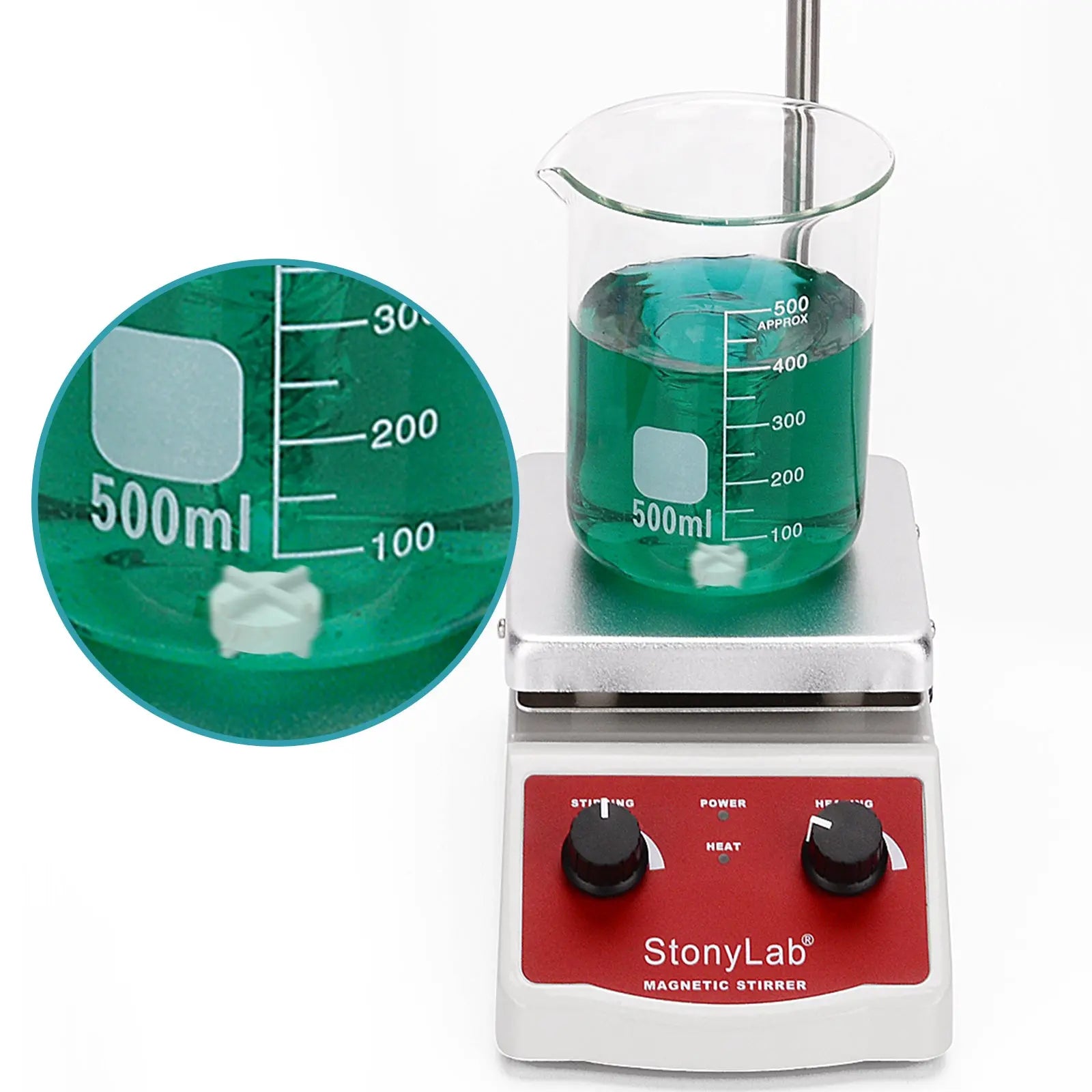 Detailed structural assembly component for StonyLab PTFE Magnetic Stir Bar