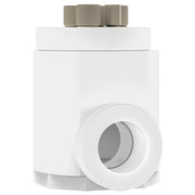 Close-up view showing the precise design and material of StonyLab PTFE Sealed Electrolytic Cell with Quartz Optical Window [50-100 ml]