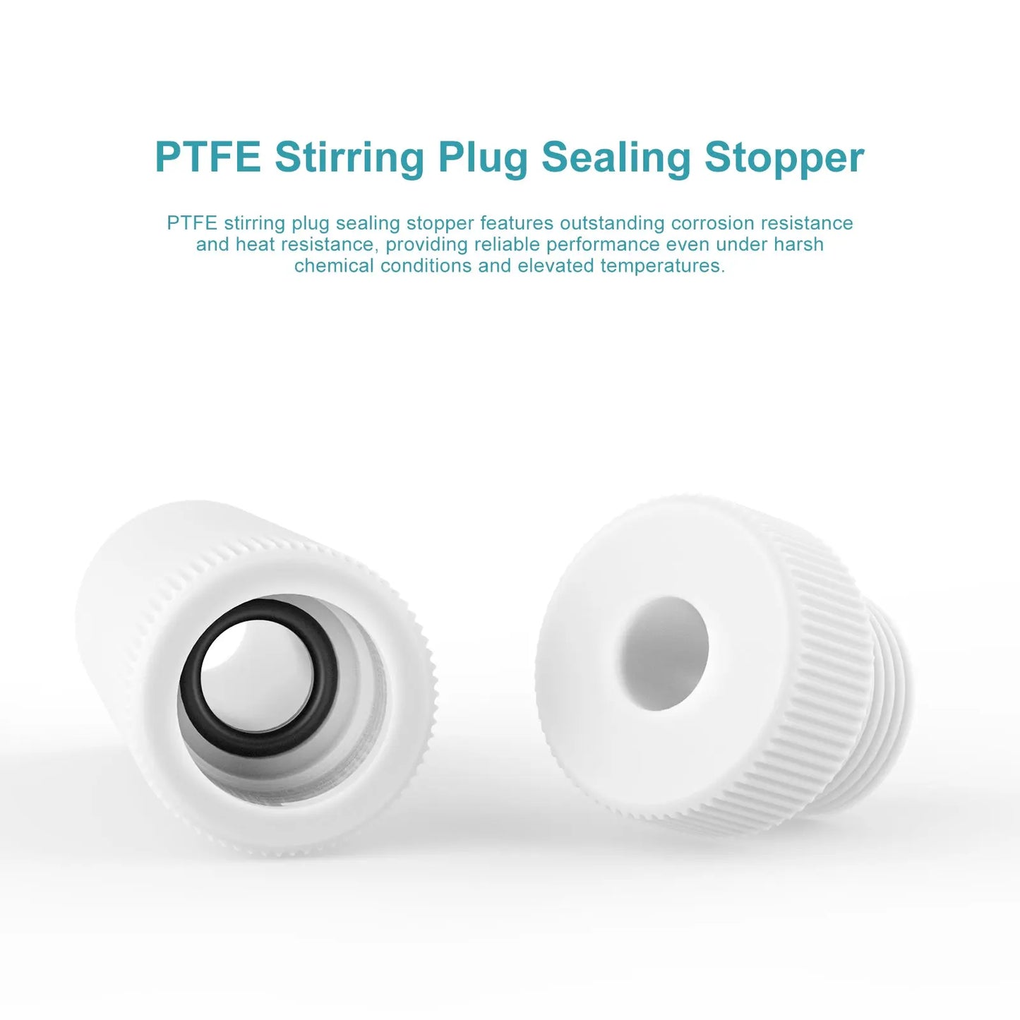 PTFE Stirring Plug, 7/8 mm Shaft Hole, 1-Pack