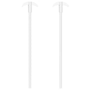 PTFE stirring shaft with foldable paddle, 7 mm diameter, 250–350 mm length, 2-pack for laboratory mixing with overhead stirrers StonyLab