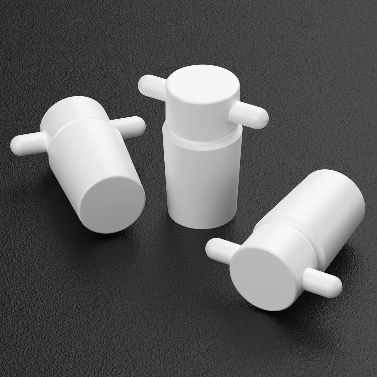 Alternative angle showing underlying build quality of StonyLab PTFE Stoppers