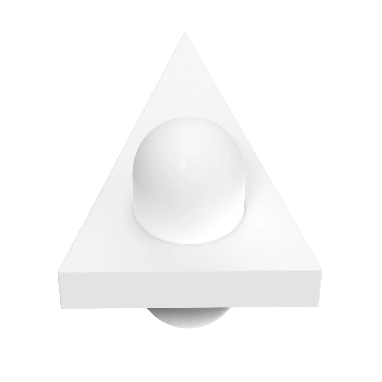 Side view and dimensional layout of the durable StonyLab PTFE Triangular Magnetic Stir Bars