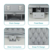 Detailed structural assembly component for StonyLab Pegboard Drying Rack