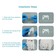 Comprehensive product view and setup components for StonyLab Peristaltic Pump