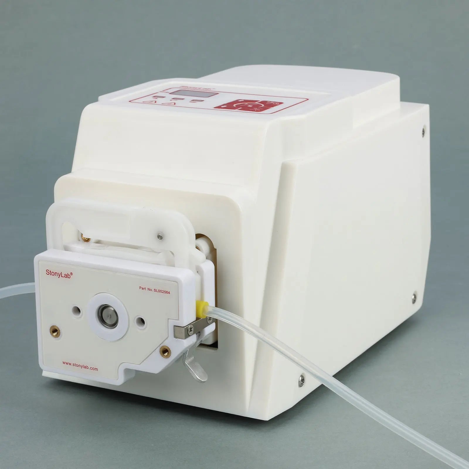 Comprehensive product view and setup components for StonyLab Peristaltic Pump