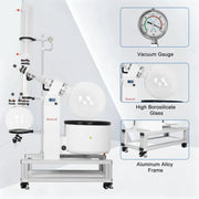 Alternative angle showing underlying build quality of StonyLab Pilot-scale Rotary Evaporator