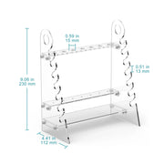 Close-up view showing the precise design and material of StonyLab Pipette Rack