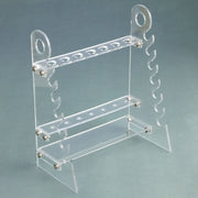 Side view and dimensional layout of the durable StonyLab Pipette Rack