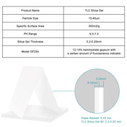 Close-up view showing the precise design and material of StonyLab Analytical TLC Plates