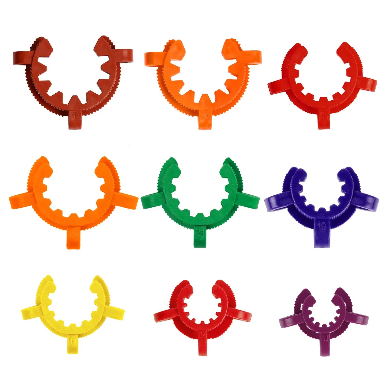 StonyLab Plastic Joint Clip Set for professional laboratory applications