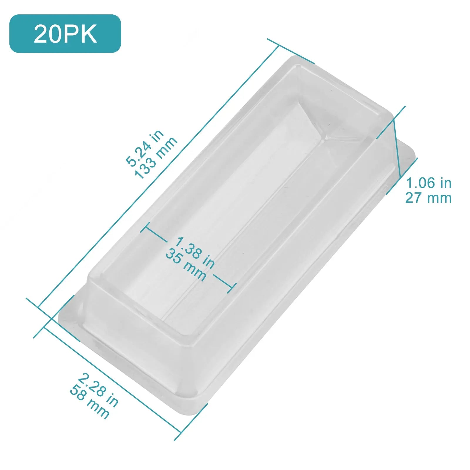 Plastic Sample Reservoirs Aspiration Trough, 20 Pcs Pipette-Reservoir